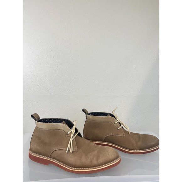 Mens GH Bass & Co Blake Shoe Tan Lace SZ 12M Round - Picture 2 of 10